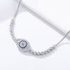 Tara Amulet Blue Eyes 925 Sterling Silver Bracelet - jolics