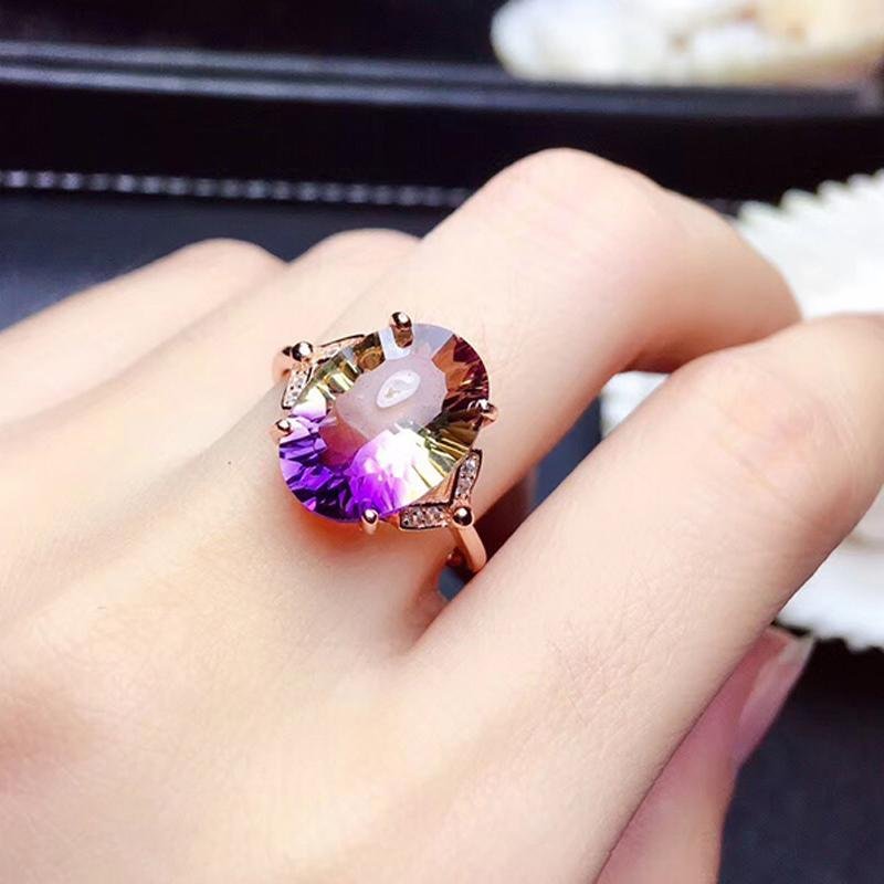 18k Purple Open Ring - jolics