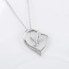 Designed Heart Shape Necklace- Mother's Gift - jewel-inside