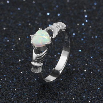 Claddagh Opal Heart Ring - jewel-inside