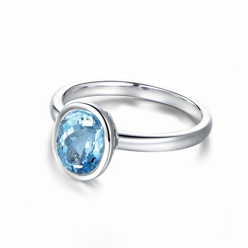 Bezel Set Solitaire Ring - jewel-inside