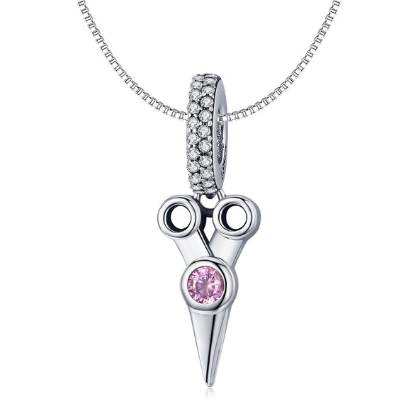 Scissors 925 Sterling Silver Dangle Charm