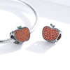 Apple Bobbing 925 Sterling Silver Bead Charm - jolics