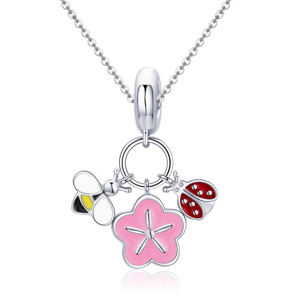 Bee&Ladybird 925 Sterling Silver Dangle Charm - jolics