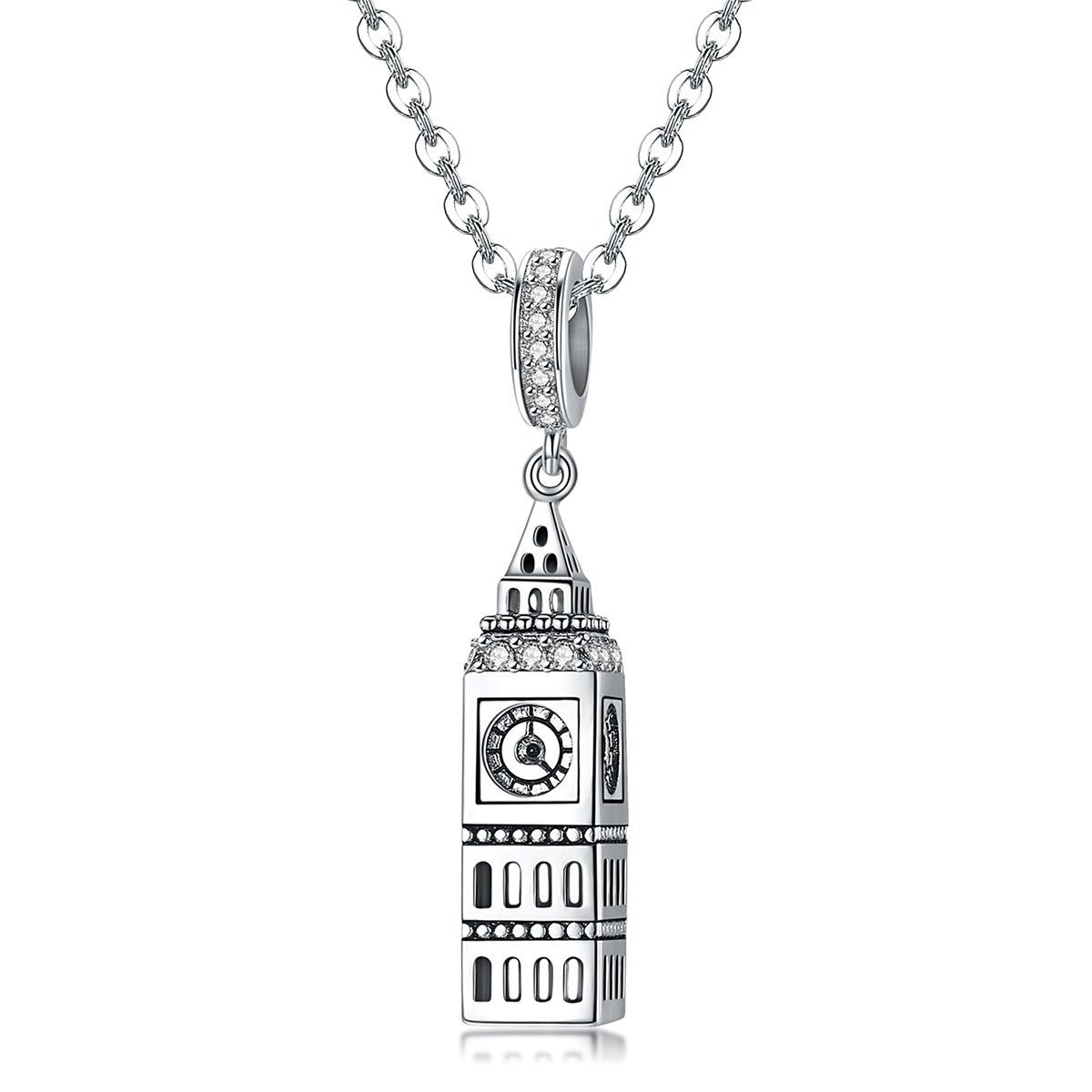 Big Ben 925 Sterling Silver Dangle Charm - jolics