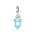 Bikini 925 Sterling Silver Dangle Charm - jolics