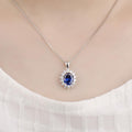 Blue Flower Necklace - jolics