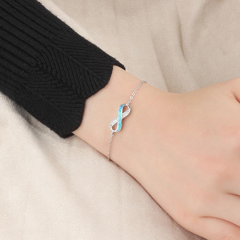 Blue Infinity Simple Bracelet - jolics