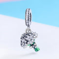 Bunch of Daisy 925 Sterling Silver Dangle Charm - jolics