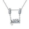 Cat on the Swing 925 Sterling Silver Charm - jolics