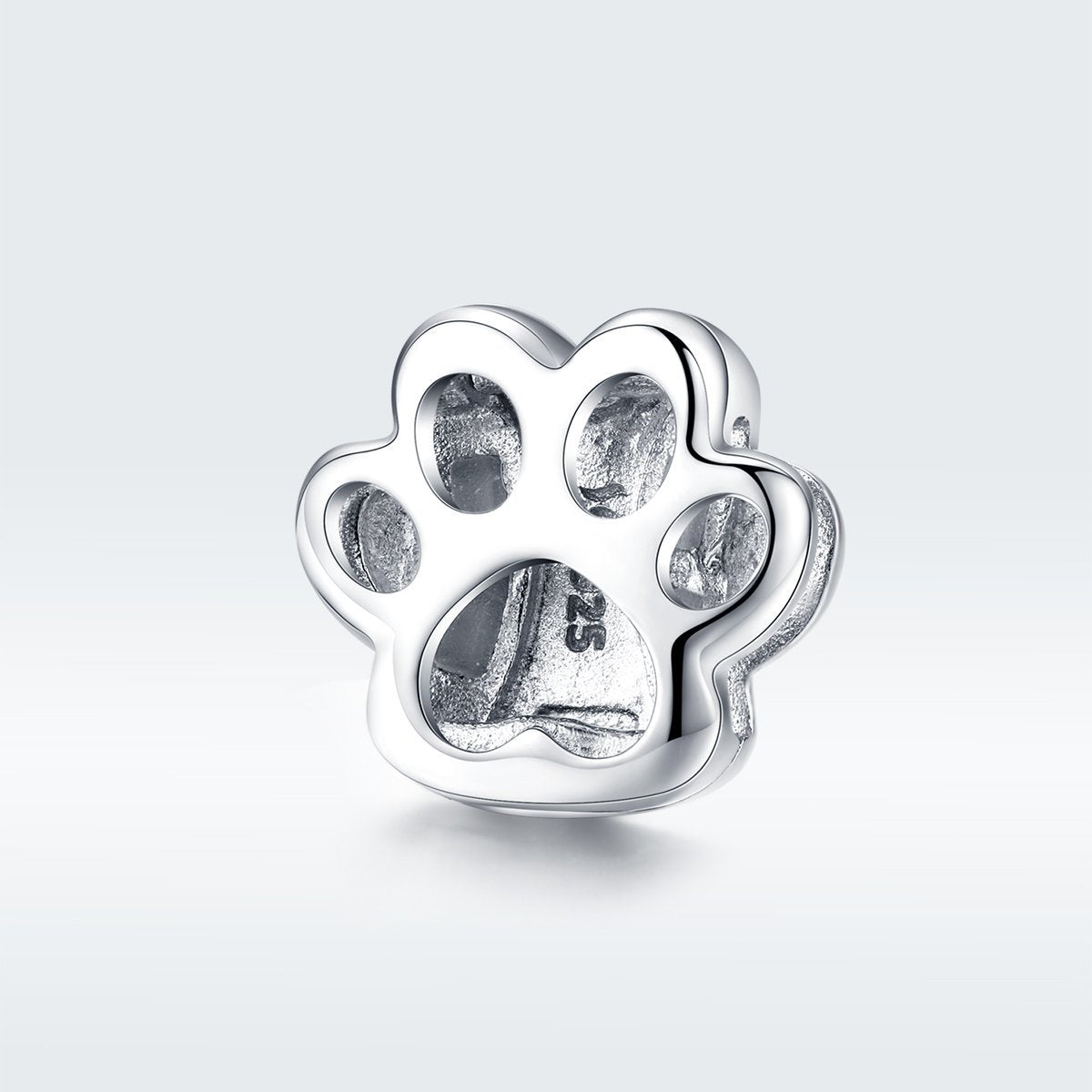 Cat Paw 925 Sterling Silver Clip Charm - jolics