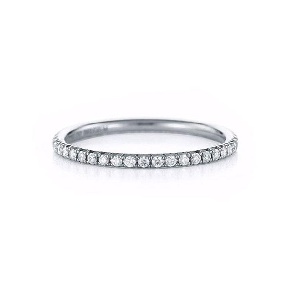 Chic Half Eternity Stackable Band - jolics