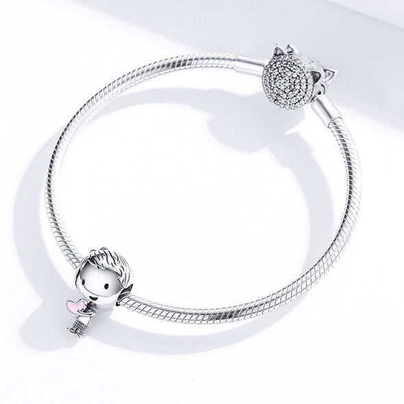 Childhood Sweetheart 925 Sterling Silver Bead Charm - jolics