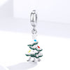 Christmas Tree 925 Sterling Silver Dangle Charm - jolics