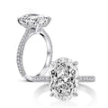 Classic 4.5CT Oval Cut Ring - jolics