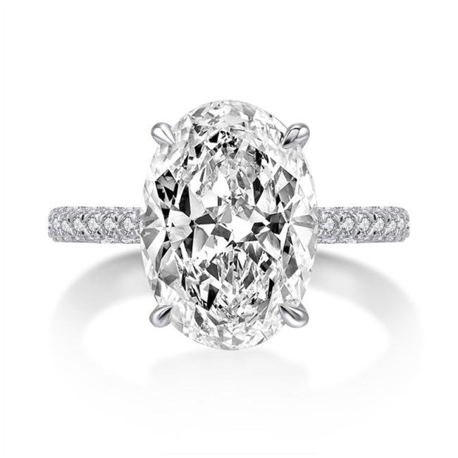 Classic 4.5CT Oval Cut Ring - jolics