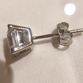 Classic Princess Cut Stud Earrings - jolics