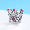 Crown 925 Sterling Silver Dangle Charm - jolics