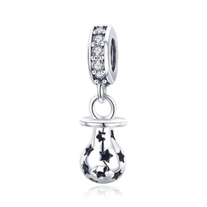 Cute Nipple 925 Sterling Silver Dangle Charm - jolics