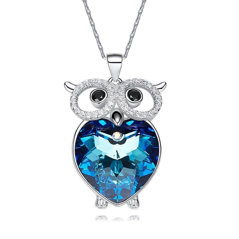 Cute Owl Pendant Necklace - jolics