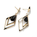 Diamond Shape Fashion Earrings - jolics