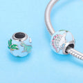 Dinosaur Island 925 Sterling Silver Bead Charm - jolics