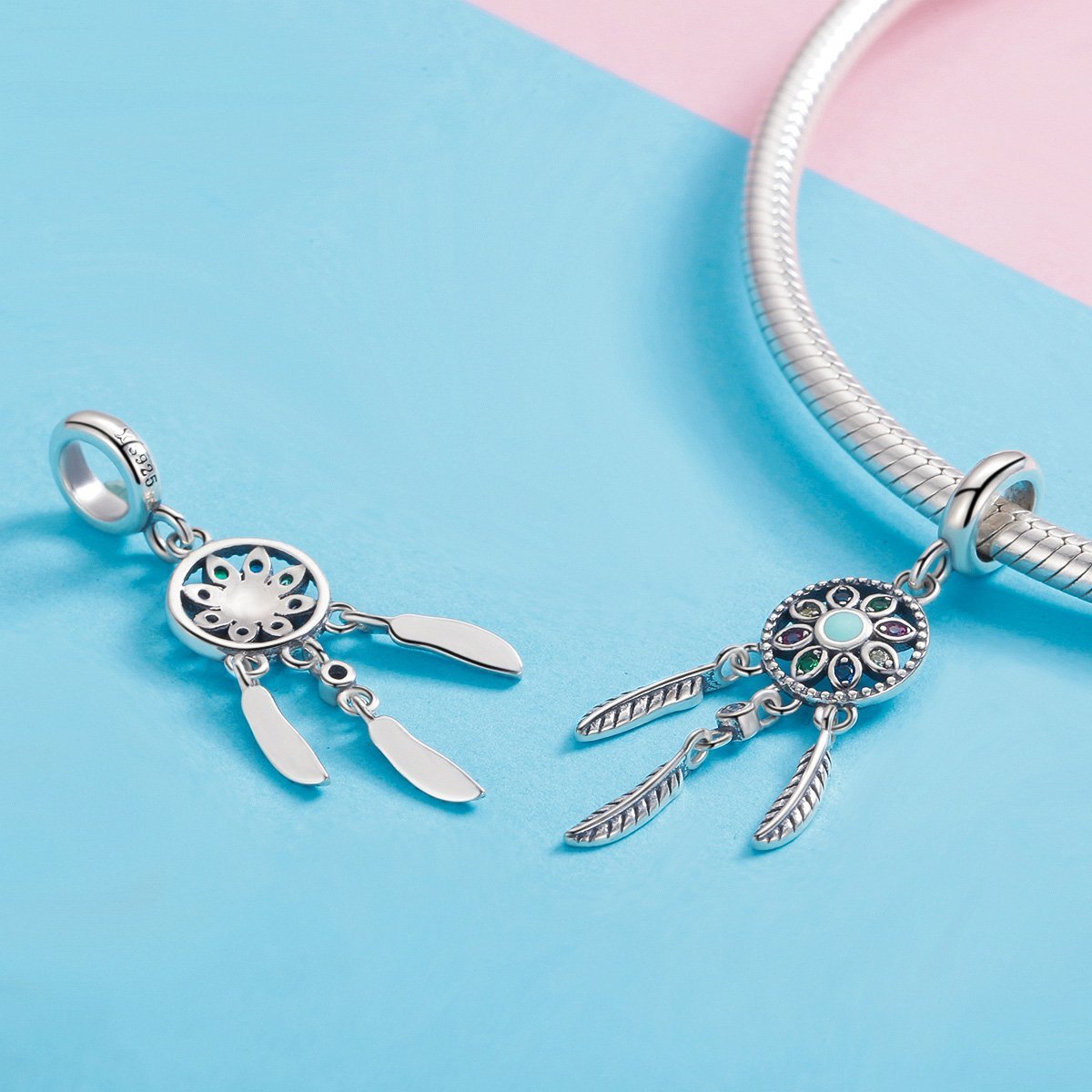 Dreamcatcher Collection-925 Sterling Silver Charms - jolics