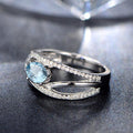 Elegant Topaz Ring with Accents - jolics