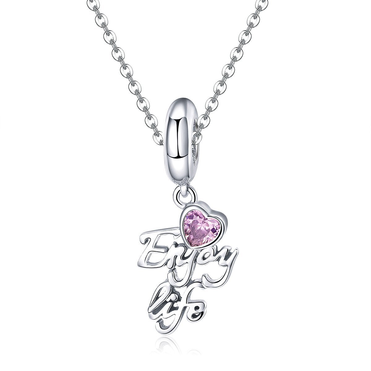 Enjoy Life 925 Sterling Silver Dangle Charm - jolics