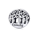 Family Forest 925 Sterling Silver Bead Charm - jolics