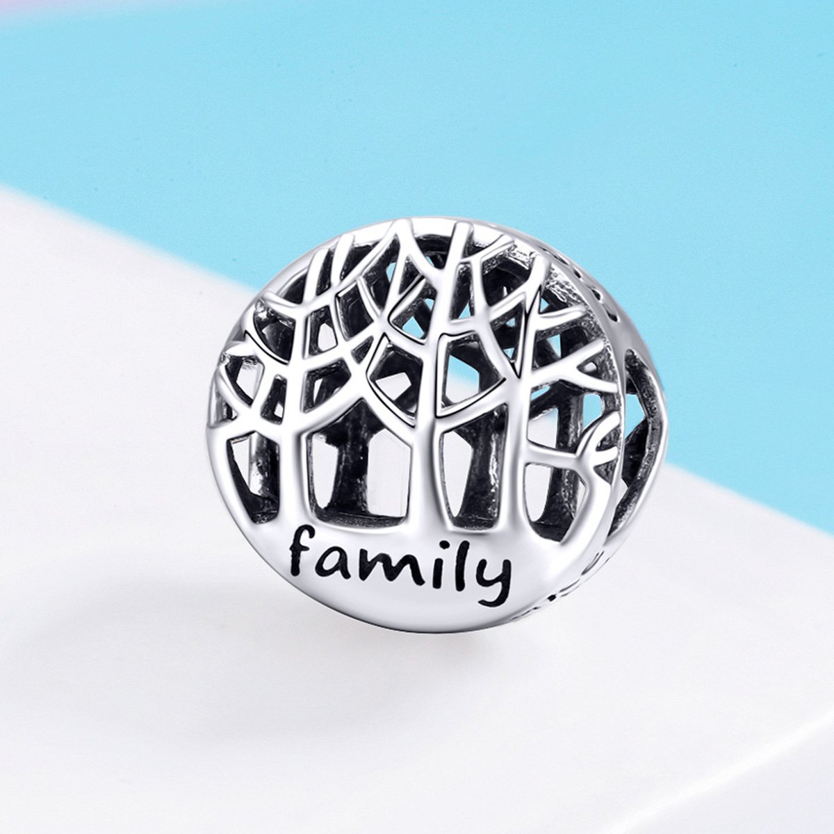 Family Forest 925 Sterling Silver Bead Charm - jolics