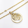 Fashion Flower Round Necklace - jolics