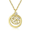 Fashion Flower Round Necklace - jolics