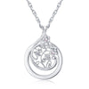 Fashion Flower Round Necklace - jolics