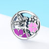 Flower Fairy 925 Sterling Silver Bead Charm - jolics