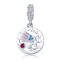 Flying Fairy 925 Sterling Silver Dangle Charm - jolics