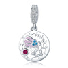 Flying Fairy 925 Sterling Silver Dangle Charm - jolics