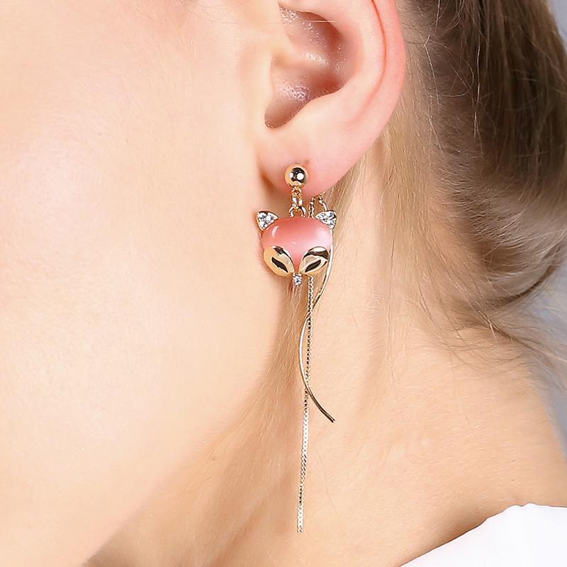 Fox Luxury Tassel Earrings - jolics