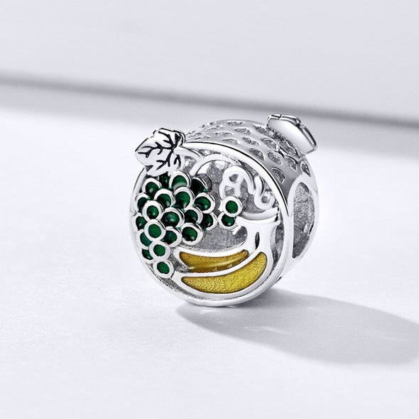 Fruits 925 Sterling Silver Bead Charm - jolics