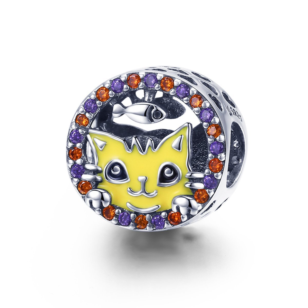 Halloween 925 Sterling Silver Bead Charm - jolics