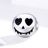 Halloween Scary Face 925 Sterling Silver Charm - jolics