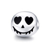 Halloween Scary Face 925 Sterling Silver Charm - jolics