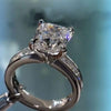 Handmade 4.0CT Cushion Cut Engagement Ring - jolics