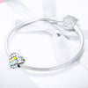 Heart Rainbow 925 Sterling Silver Bead Charm - jolics