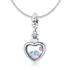 Heart Shape Memory Jar 925 Sterling Silver Charm - jolics