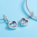 Heart Shape Memory Jar 925 Sterling Silver Charm - jolics