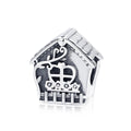 House 925 Sterling Silver Bead Charm - jolics