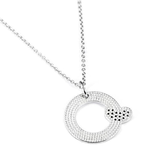 I Love You More With Heart- Circle Pendant Necklace - jolics