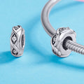 Infinity 925 Sterling Silver Spacer Charm - jolics