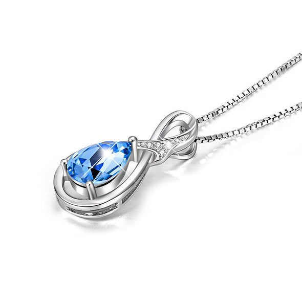 Infinity Pendant Sterling Silver Necklace - jolics